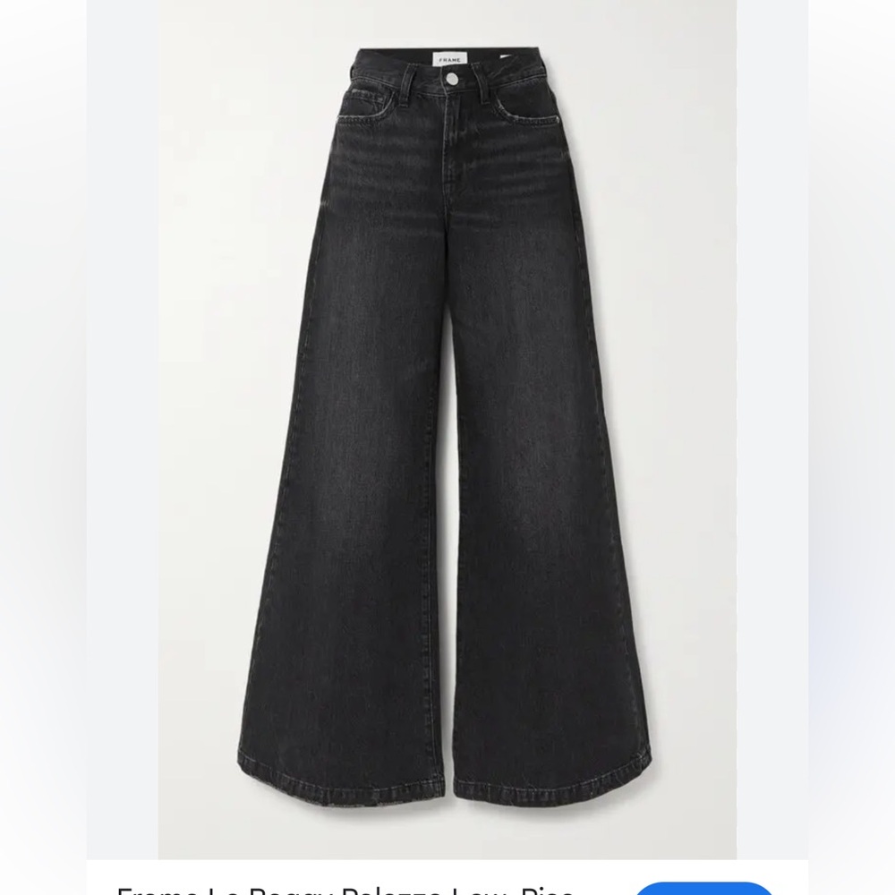 FRAME LE BAGGY PALAZZO SUPER WIDE-LEG